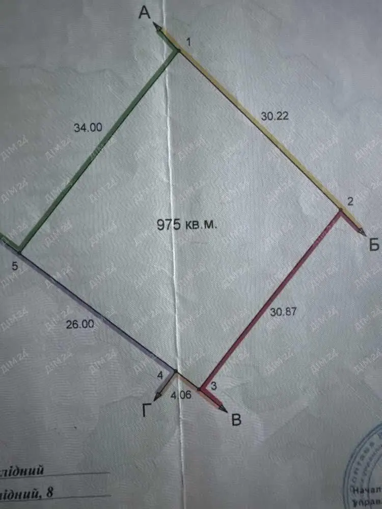 Земельна ділянка під забудову